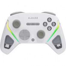 Геймпад Ajazz GP100 2.4G/BT/USB Switch/PC/iOS/Android RGB White (GP100-W) (345721)