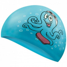 Шапка для плавания Aqua Speed Kiddie 142-Octopus 7216 блакитний Діт OSFM (5908217672162) (285821)