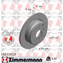 Тормозной диск ZIMMERMANN 450.5201.20 (299821)