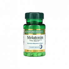 Аминокислота Nature's Bounty Мелатонин, 1 мг, Melatonin, 180 таблеток (NRT02832) (307821)