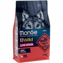Сухой корм для собак Monge Dog Bwild Low Grain оленина 2.5 кг (8009470011983) (322821) Сухой корм для собак Monge Dog Bwild Low Grain оленина 2.5 кг (8009470011983) (322821)