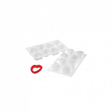 Форма для выпечки Silikomart Amorini 63x65 mm h 39 mm + каттер (Amorini/C) (289431)