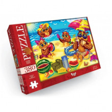 Пазл "Owls on the beach" Danko Toys C380-05-04, 380 эл.