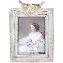 Фоторамка Viljandi «Golden Birds» Grey для фото 15х20см, полістоун (212731)