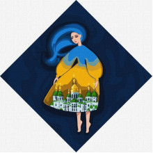 Картина по номерам "Берегиня Софиевская" Идейка KHO4916 30х30 см