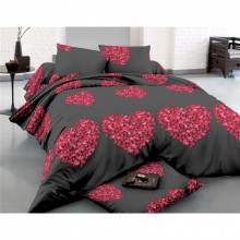 Постельное белье MirSon Сатин 22-1290-1 Heart of flowers 143х210 (2200004248073) (324731)