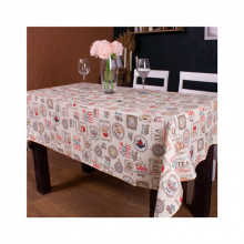 Скатерть MirSon Рогожа №218 Cream Services 130x300 см (2200006738589) (330041)