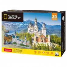 Пазл Cubic Fun Трехмерная головоломка-конструктор National Geographic Замок Нойшванштайн (DS0990h) (209241)