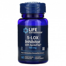 Травы Life Extension Ингибитор 5-LOX, Экстракт босвелии, 100 мг, 5-LOX Inhibitor with ApresFle (LEX-16396) (307241)