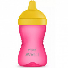 Поильник-непроливайка Philips AVENT с твердым носиком Розовая 300 мл (SCF804/04) (212341)