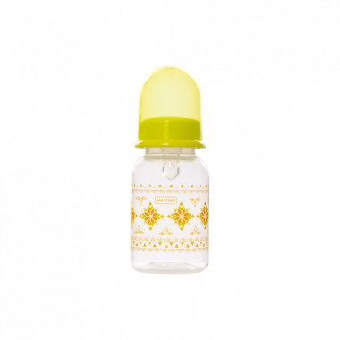 Бутылочка для кормления Baby Team с силиконовой соской Baby Team 125 мл Салатовая (1400) (272441)