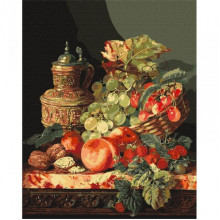Картина по номерам "Фруктовое разнообразие" ©Edward Ladell Идейка KHO5669 40х50 см