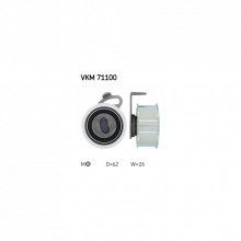 Ролик натяжителя ремня SKF VKM 71100 (309541)