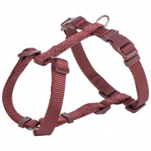Шлей для собак Trixie Premium H-harness L-XL 75-120 см 25 мм Бордовая (4053032672918) (310641)