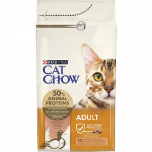 Сухой корм для кошек Purina Cat Chow Adult с уткой 1.5 кг (7613035394117) (199741)