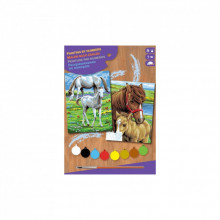 Набор для творчества Sequin Art PAINTING BY NUMBERS JUNIOR-PAIRS Horses (SA0215) (269741)