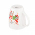 Чашка Ardesto Christmas Gnomes, 350мл, порцеляна (AR3066) (291741)