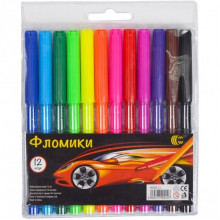 Детские фломастеры для рисования "Фломики" "C" 858-12, 12 цветов Детские фломастеры для рисования "Фломики" "C" 858-12, 12 цветов
