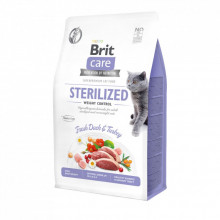 Сухой корм для кошек Brit Care Cat GF Sterilized Weight Control 400 г (8595602540808) (323051)