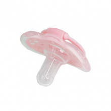 Детская пустышка силиконовая MGZ-0517(Pink) круглая