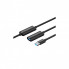 Дата кабель USB 3.0 AM/AF 5.0m Active black Vention (CBMBJ) (344351)
