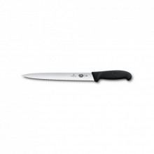 Кухонный нож Victorinox Fibrox Slicing 25 см Serrated Black (5.4433.25) (288451)