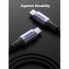 Дата кабель USB-C to USB-C 2.0m 240W space gray Ugreen (90440) (345451)