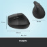 Мышка Logitech Lift Vertical Ergonomic Wireless/Bluetooth Graphite (910-006473) (213651)