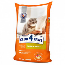 Сухой корм для кошек Club 4 Paws Премиум. С кроликом 14 кг (4820083909153) (237751)