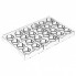 Форма для шоколада Silikomart Tesoro P 30x27 h16 мм 8 мл x 24 (CH034 - TESORO P) (293851)