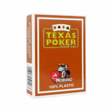 Карты игральные Modiano Poker Cristallo 100 Plastic Jumbo Index (red) (PC_MPC100JR) (268951)