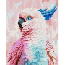 Картина по номерам "Яркий какаду" ©Ira Volkova Идейка KHO4398 40х50 см