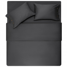 Пододеяльник Ardesto Mix&Match Premium 100% хлопок, сатин серый 160х220 см (ART1622DVY) (331161)