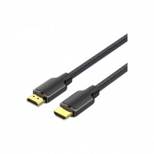 Кабель мультимедийный HDMI M to HDMI M 1.5m 4K cotton braided black Vention (ALLBG) (344261)