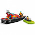 Конструктор LEGO City Лодка пожарной бригады 144 детали (60373) (341961)
