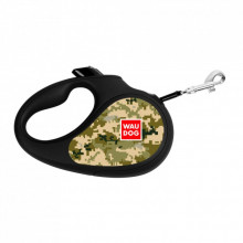 Поводок для собак WAUDOG R-leash Милитари светоотражающая лента XS 3 м (380-4026) (311071)