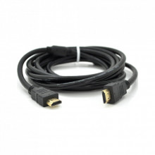 Кабель мультимедийный HDMI M to HDMI M 1.0m V1.4 1080P black Ritar (HDMI(M)/(M)V1.4-1m-94P) (320271)