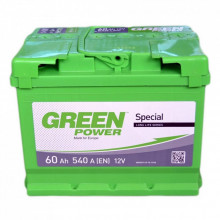 Аккумулятор автомобильный GREEN POWER 60Аh (000022359) (297371)