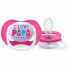 Пустышка Philips AVENT Ultra Air I love... для девочек 6-18 мес (SCF080/04) (272471)