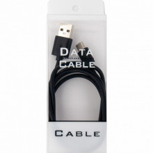 Дата кабель USB 2.0 AM to USB-C 1.0m black Dengos (PLS-TC-BLACK) (321471)