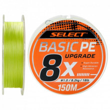 Шнур Select Basic PE 8x 150m Light Green 1.2/0.16mm 20lb/9.3kg (1870.31.40) (277671)