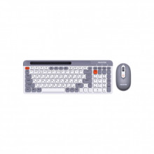 Комплект Maxxter KMS-WCM-03G-UA Wireless Gray/White (KMS-WCM-03G-UA) (256871)