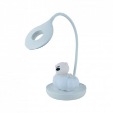Настольная лампа Kite Cloudy Bear LED с аккумулятором, розовая (K24-493-2-2) (320971)