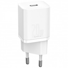 Зарядное устройство Baseus Super Si Quick Charger 1C 20W EU White (CCSUP-B02) (351971) Зарядное устройство Baseus Super Si Quick Charger 1C 20W EU White (CCSUP-B02) (351971)