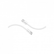 Дата кабель USB-C to USB-C 2.0m 60W PD EcoLine-CC200 white Promate (ecoline-cc200.white) (323081) Дата кабель USB-C to USB-C 2.0m 60W PD EcoLine-CC200 white Promate (ecoline-cc200.white) (323081)