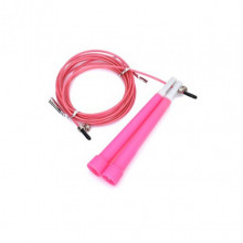 Скакалка скоростная MS 3765(Pink) 290 см, ручка пластик, веревка резина+металл