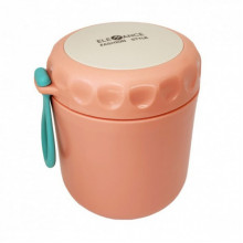 Ланчбокс с ложкой MGZ-0122(Pink) 430 мл
