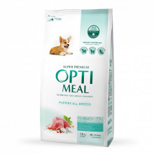 Сухой корм для собак Optimeal для щенков всех пород со вкусом индейки 1.5 кг (4820215362351) (199481)
