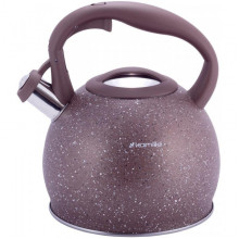 Чайник Kamille Whistling Kettle 3л з нержавіючої сталі зі свистком (коричневий граніт) (245481)