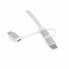 Дата кабель USB 2.0 AM to Lightning + Micro 5P + USB-C 1.0m Cablexpert (CC-USB2-AMLM32-1M-W) (260681)